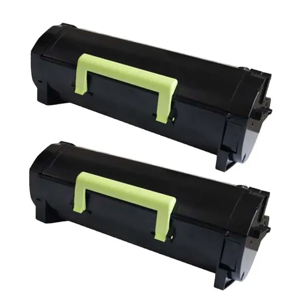 Produto Compatible Pack 2x Lexmark MS310 / MS312 / MS410 / MS415 / MS510 / MS610 Negro Imagem