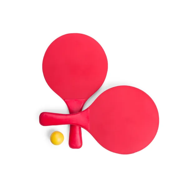 Produto Palas de Playa Madera Rojo Imagem