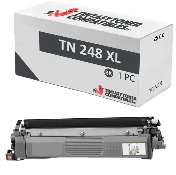 Producto Tóner compatible Brother PC-TN248XLBK Negro · 3.000 páginas Imagen
