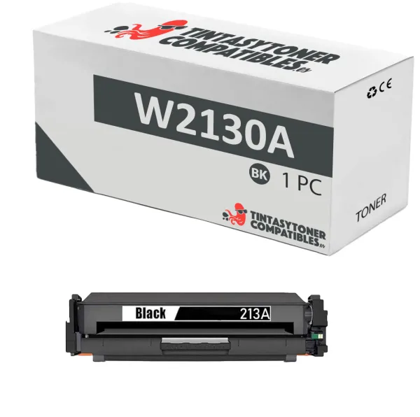 Produto Tóner compatible HP HPW2130A Negro · 18.000 páginas Imagem