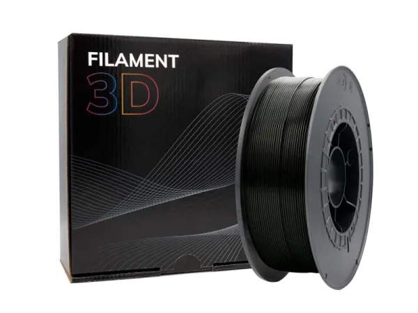Producto Filamento 3D - ASA - Color: Negro - 1.75 mm / 1 kg Imagen