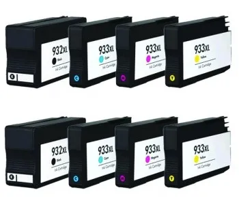 Produto Compatible Pack 8 x HP 932 XL Y 933 XL Imagem