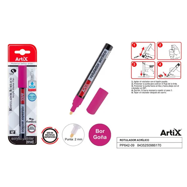 Producto Rotulador pintura acrilica purpura Artix Imagen