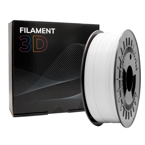 Producto Filamento 3D - PLA MATE - Color: Blanco - 1.75 mm / 1 kg Imagen