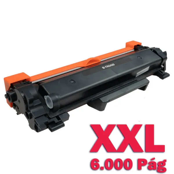 Producto Tóner compatible Brother TN2410 Negro · 6.000 páginas Imagen