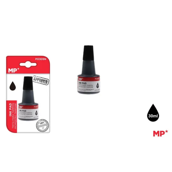 Product Tinta Tampon Negra 30 ml MP Image