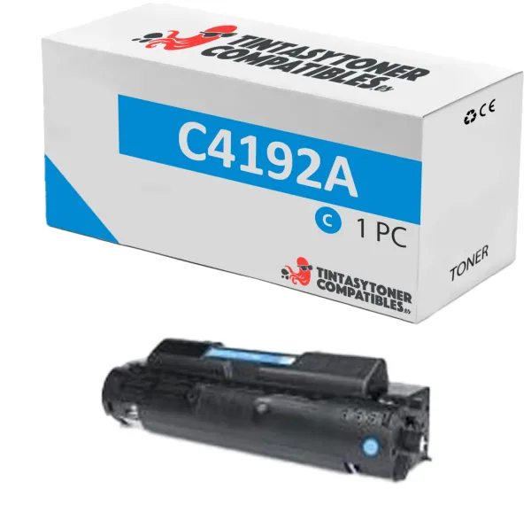 Producto Tóner compatible HP C4192A Cian · 6.000 páginas Imagen