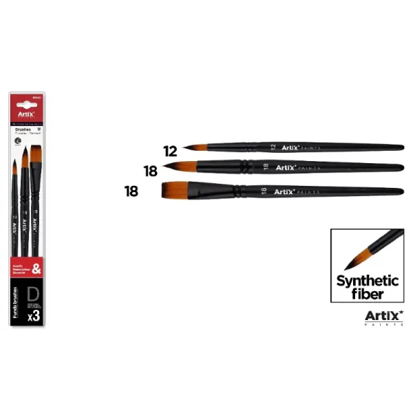 Product Pincel Profesional Sintetico 3u (12, 18, 18) Image