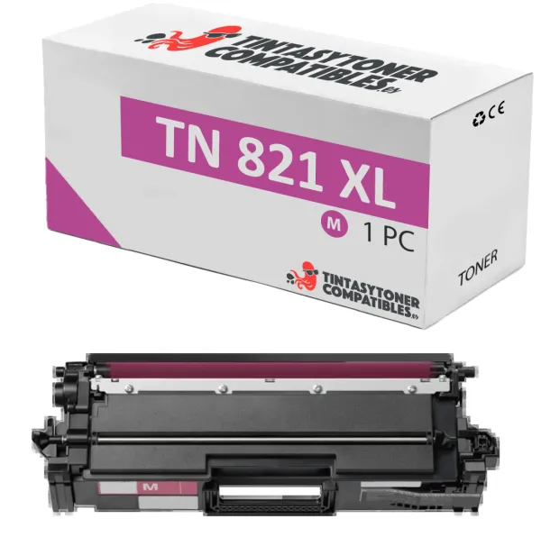 Product Tóner compatible Brother TN821XLM Magenta · 12.000 páginas Image