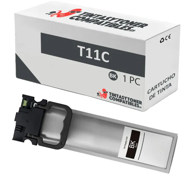 Producto Cartucho de tinta compatible Epson C13T11C140 Negro · 3.000 páginas Imagen