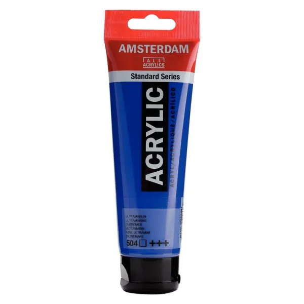 Produto Amsterdam Pintura Acrílica Azul Ultramar 120 ml Imagem