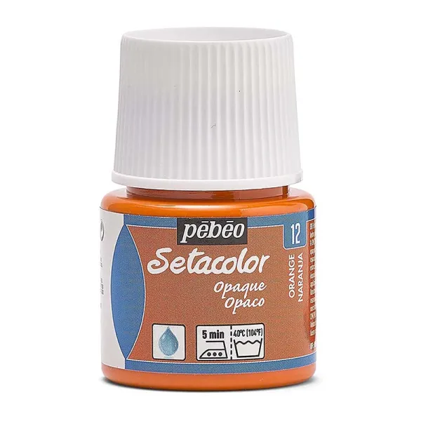 Produto Pintura Pébéo Setacolor Opaco Naranja 45 ml Imagem