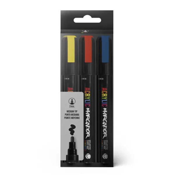 Produto MTN Pack Marcador Acrílico 3u 2mm Imagem