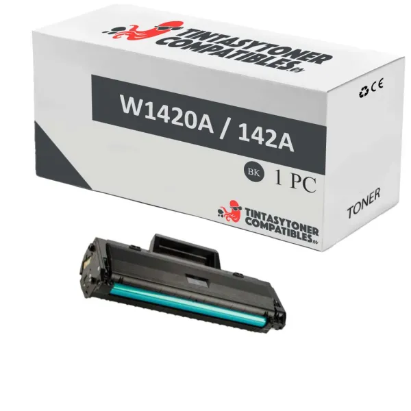 Producto Tóner compatible HP HP-142A Negro · 950 páginas Imagen