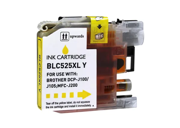 Product Cartucho de tinta compatible Brother LC525YBP Amarillo · 15 ml Image