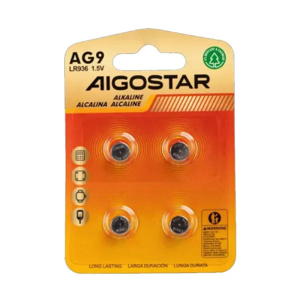 Product Pila de Botón AG9 LR936 de 1,5 V 4 Uds. Image