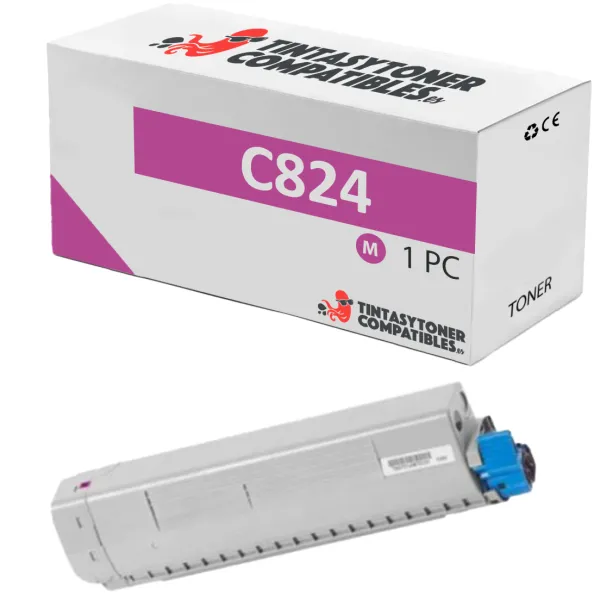 Producto Tóner compatible OKI 47095702 Magenta · 5.000 páginas Imagen