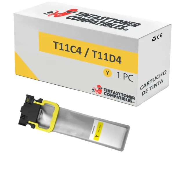 Product Cartucho de tinta compatible Epson C13T11D440 Amarillo · 5.000 páginas Image