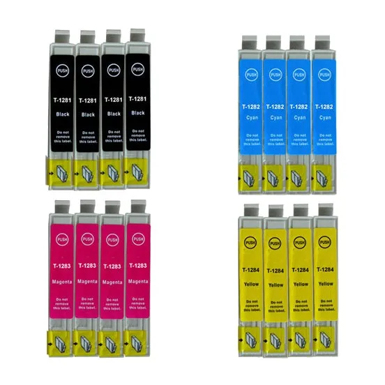 Product Compatible Pack 16 x Epson T1281/2/3/4 Image
