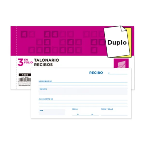 Product TALONARIO RECIBOS LIDERPAPEL SIN MATRIZ Image
