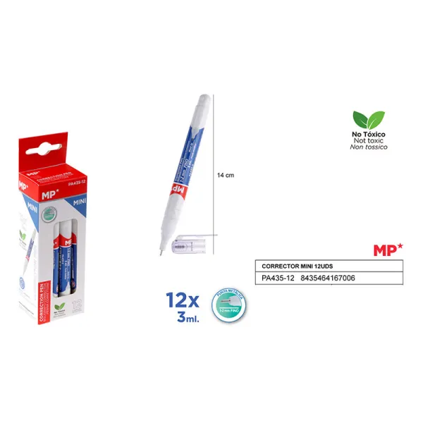 Product Corrector Mini 3ml 12 Unidades Image