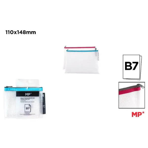 Produto Bolsa Transparente Eva Con Cremallera B7 Imagem