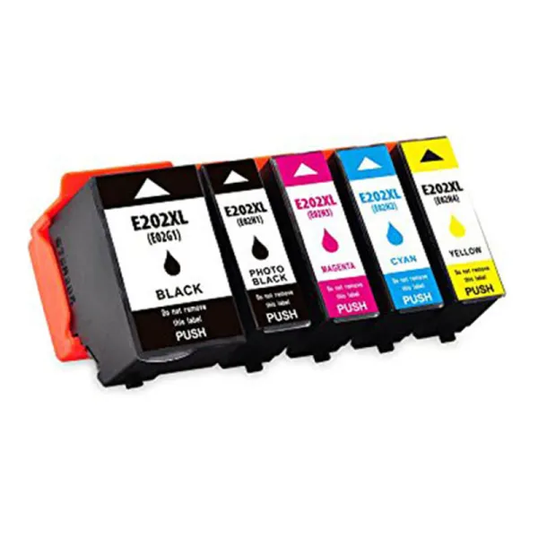 Producto Pack 5 cartuchos de tinta compatibles Epson 202XL / T02 Imagen