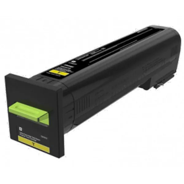 Product Tóner compatible Lexmark 72K20Y0 Amarillo · 8.000 páginas Image