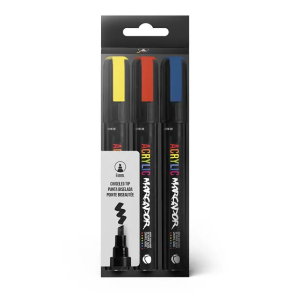 Producto MTN Pack Marcador Acrílico 3u 6mm Imagen