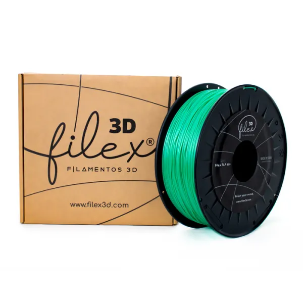 Produto Filamento Filex3d PLA 850 1KG 1.75 Verde Seda Imagem