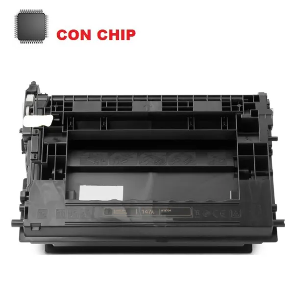 Produto Tóner compatible HP HP-147A-CON CHIP Negro · 10.500 páginas Imagem