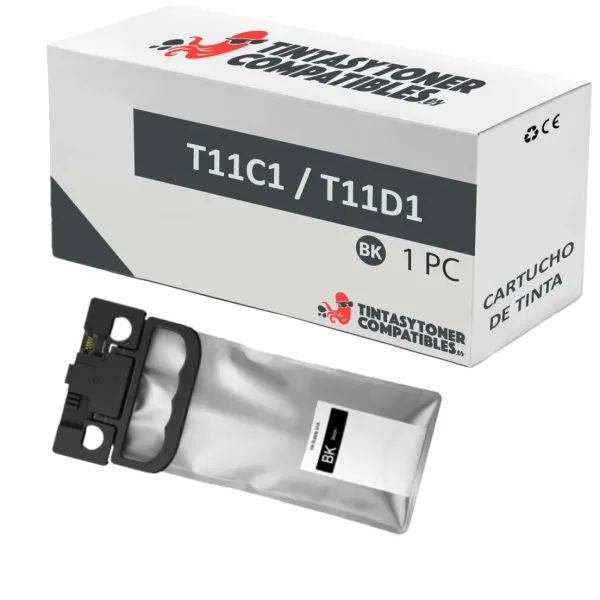 Product Cartucho de tinta compatible Epson C13T11D140 Negro · 5.000 páginas Image