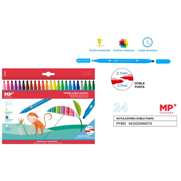 Produto ROTULADORES DOBLE PUNTA 24U MP Imagem
