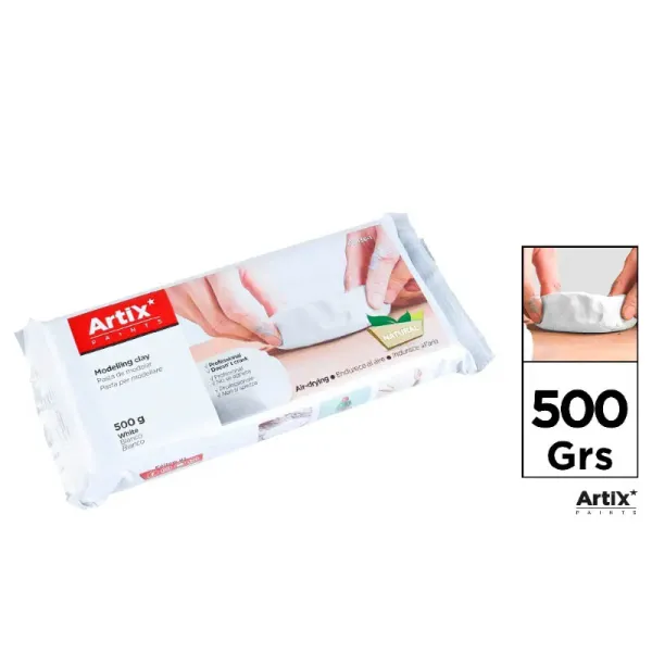 Product Arcilla Natural Endurecible 500 g Blanco Image