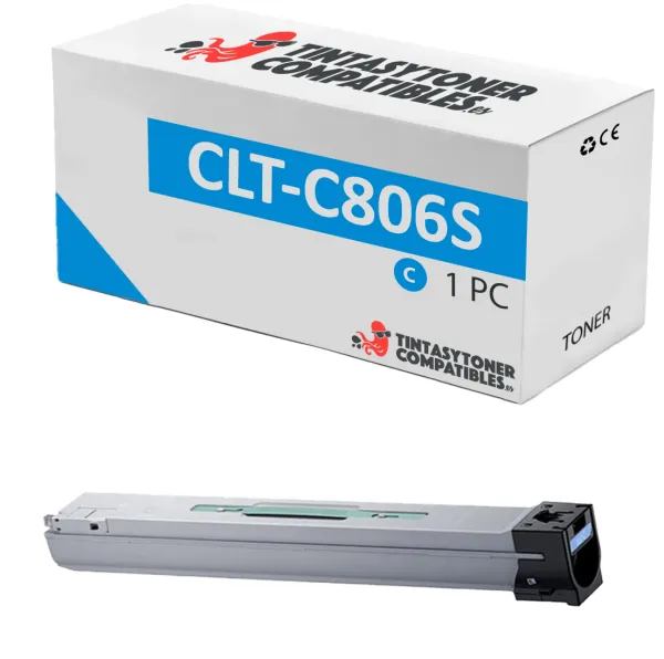 Producto Tóner compatible Samsung SS553A Cian · 30.000 páginas Imagen