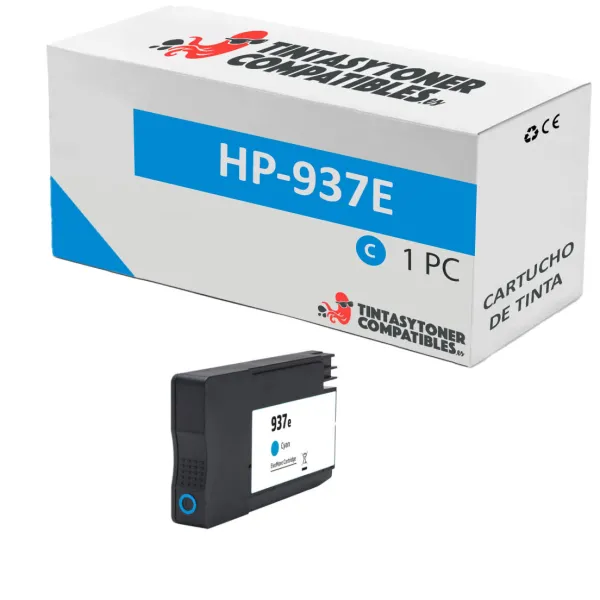 Producto Cartucho de tinta compatible HP 4S6W6NE Cian · 26 ml Imagen