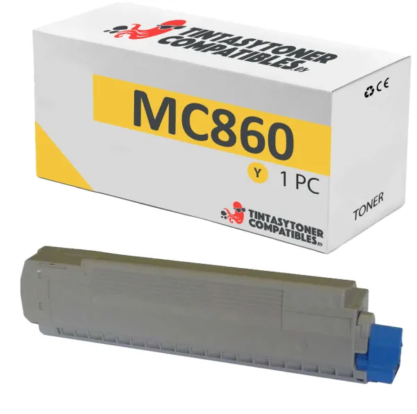 Product Tóner compatible OKI 44059209 Amarillo · 10.000 páginas Image