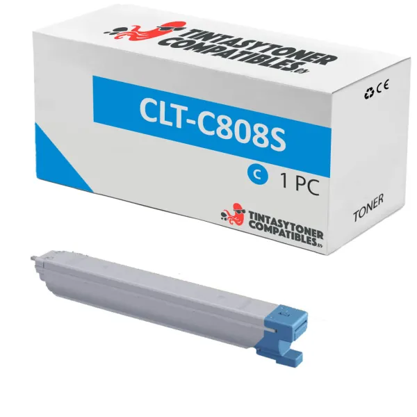 Produto Tóner compatible Samsung SS560A Cian · 20.000 páginas Imagem