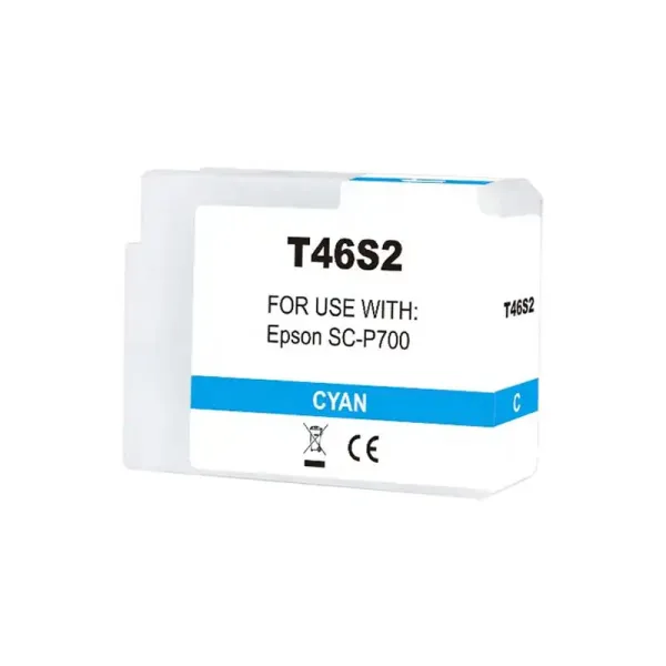 Producto Cartucho de tinta compatible Epson C13T46S200 Cian · 25 ml Imagen