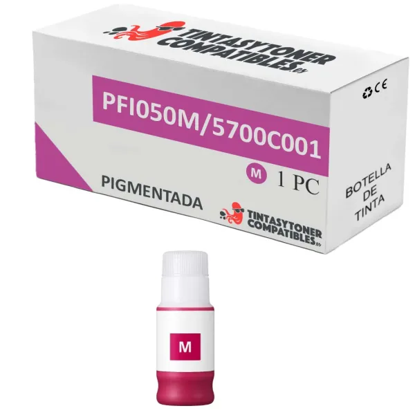Produto Botella de tinta compatible Canon PFI050M · 70 ml Imagem