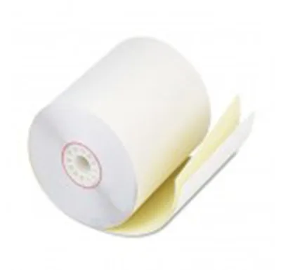 10 Rollos de Papel Autocopiativo 57x65x12 mm