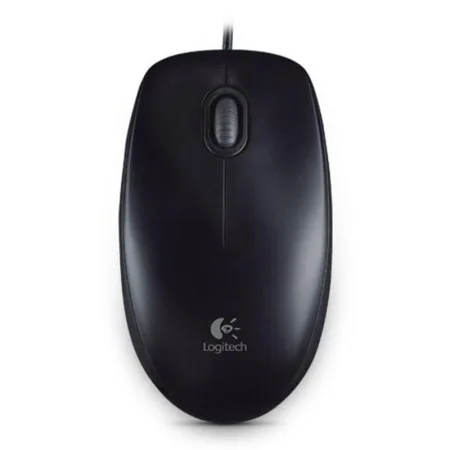 Ratón Logitech B100 USB 800dpi de 3 Botones con Cable de 1.80m
