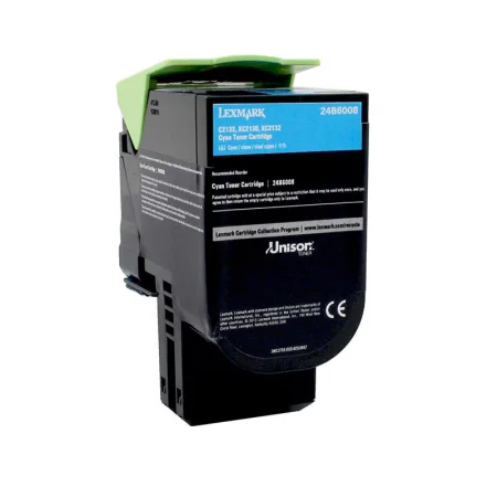 Tóner original Lexmark C2132 / XC2130 / XC2132 cian · 24B6008