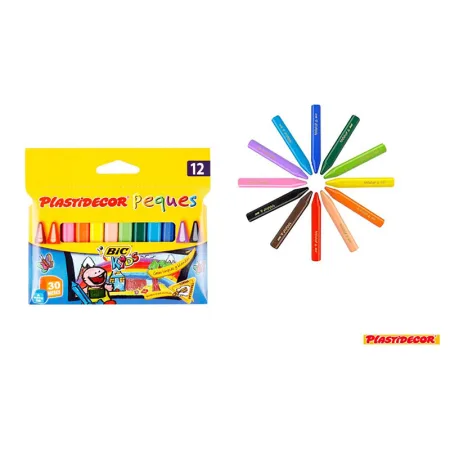 Ceras Triangulares Plastidecor 12ud Bic