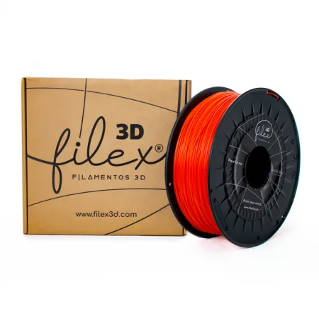Filamento Filex3d PLA 850 1KG 1.75 Rojo