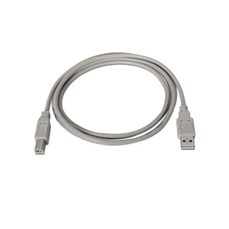 Cable USB 2.0 Impresora Tipo A Macho a Tipo B Macho 1 m Color Beige Aisens