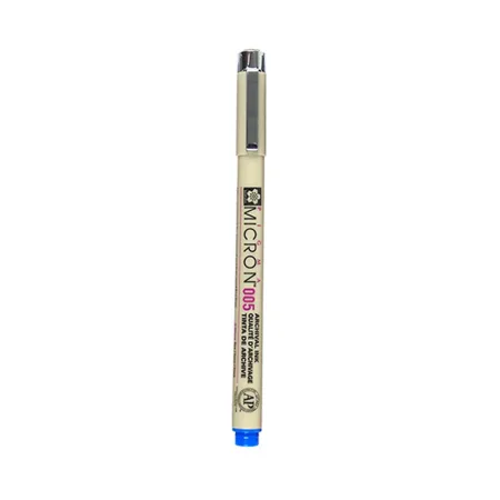 Rotulador Sakura Pigma Micron Azul 0,20mm