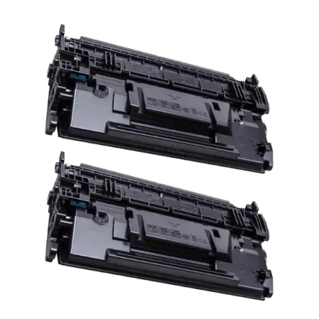 Pack 2 tóner compatibles HP CF289X negro