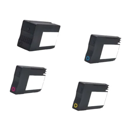 Pack 4 cartuchos de tinta compatibles HP 937e amarillo, magenta, negro y cian