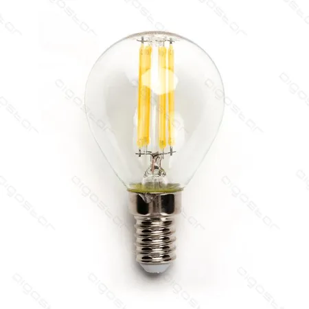 Bombilla de Filamento LED E14 G45 4W Luz Cálida 2700K